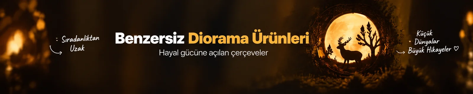Benzersiz Diorama Ürünleri - Tek ve özgün sahne tasarımları